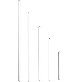 Young4us Glass Stirring Rod - 12" 10" 8" 6" 4" Long, 5 MM Diameter - 5 Pack