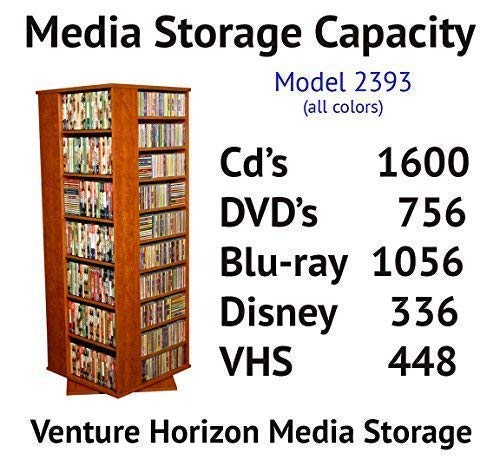 Venture Horizon Revolving Media Tower- Grande 1600 Black