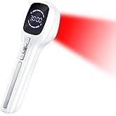 Zelvory Red Light Therapy Device for Humans & Dogs, Infra Red Light Therapy for Body Pain Relief, Handheld Cold Laser Therapy Device for Joints and Muscle Pain (4x808nm + 14x650nm)