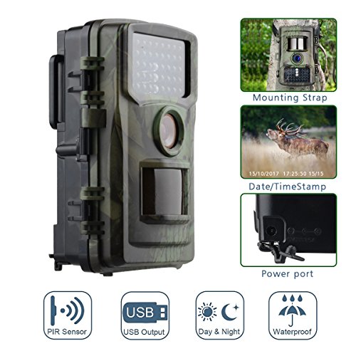 Trail-Game-Camera-Toguard-12MP-1080P-Wildlife-Scouting-Hunting-Camera-Supports-Micro-SD-Card-ONLY-with-75ft22M-Infrared-Night-Vision-PIR-Motion-Detection-IP56-Waterproof