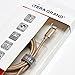 Tera Grand Apple MFi Certified - Lightning to USB Braided Cable with Aluminum Housing 4 ft. Gold