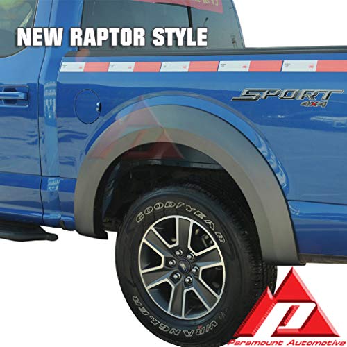 Paramount 1516 Ford F150 Fender Flares with LED Lights 2017 Raptor