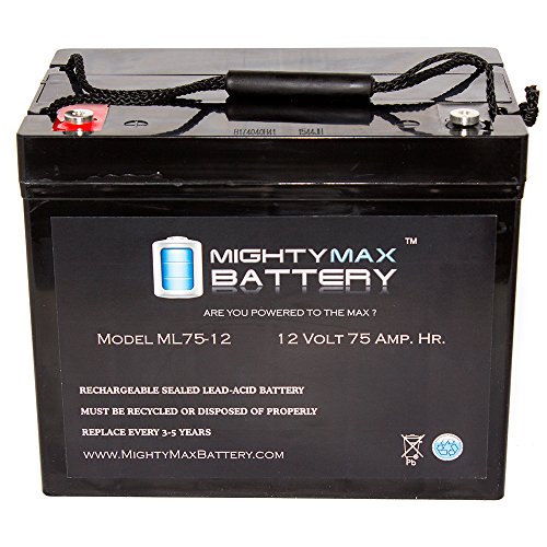 12V 75Ah Internal Thread Battery Replaces Tripplite UXBP24, UXBP48 - Mighty Max Battery brand product