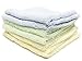 B.B. Bamboo Baby Washcloths by Bodacious Bambino | Newborn Towel Set 6-Pack | Super Soft Absorbent Baby Towels for Sensitive Skin