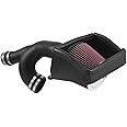 K&N Cold Air Intake System: High-Flow Air Filter, Increase Performance & Towing: Compatible with FORD: 2015-2016 FORD: F150, 57-2592