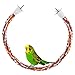 Jusney Bird Rope Perches,Parrot Toys 48 inches Rope Bungee Bird Toy (48 inches)[1 Pack]