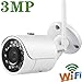Alptop Outdoor 3MP HD Wifi Wireless IP Security Camera 3.6mm White IPC-HFW1320S-W