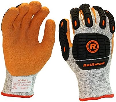 Latex Palm, 6 Pack, Cut Resistant Glove, Level 5 Cut, Level 4 Tear, Puncture, & Abrasion Protection, Size 6XL, KE-GL40L 6XL
