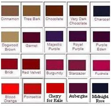 Crystal Colors Powder Colour &amp; Dusting Powder - Burgundy