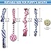 TOYSBOOM Squeaky Dog Toys 5 Piece Dog Rope Toys Puppy Flossy Chew Rope Tug Toy for Small, Medium Dogs, Value Pack Dog Toy