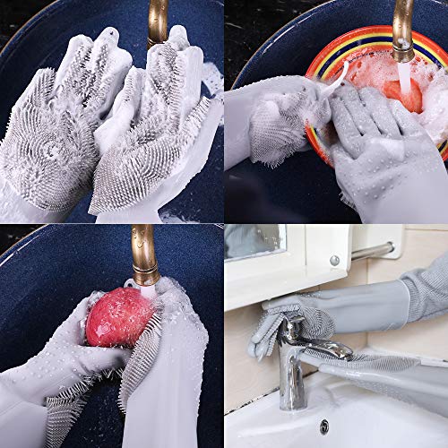 image for Ourcherish Silicone Gloves Brush Pair, Easy to Clean Kitchen a Variety