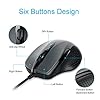TECKNET-Pro-S2-High-Performance-Wired-USB-Mouse-6-Buttons-upto-2000dpi TECKNET USB Wired Mouse, 6-Button Corded Mouse with 2 Adjustable DPI, Optical Computer Mouse with Ergonomic Design for…