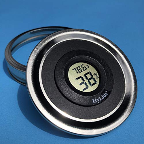 HyLids - Digital (Special! 6 for $59.99) - Wide Mouth - Hygrometer Lids - Thumbnail 7