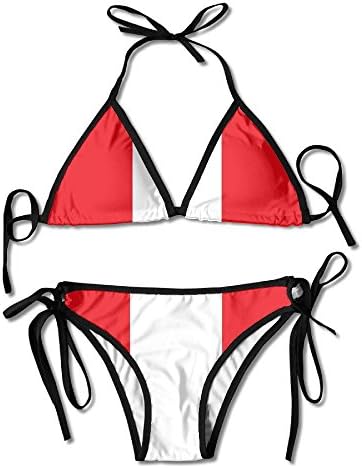 Doormat shirts German Flag Sexy Harness Boxing Bikini Womenâ€s Halterneck Top and Sexy G-String Bikini Set Swimsuit