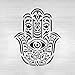 Hamsa Palm Mandala Stencil - Spiritual Mandala Stencil for Painting