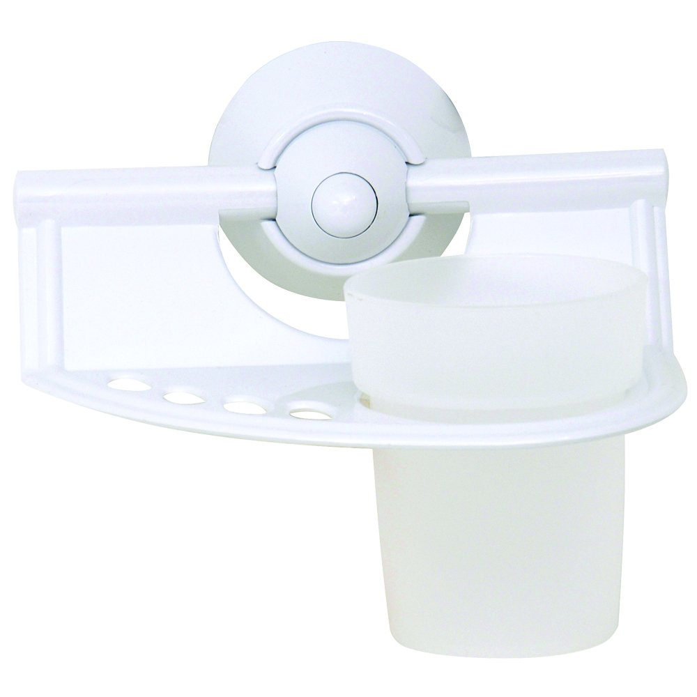 MSV Stainless Steel Toothbrush Holder, Silver