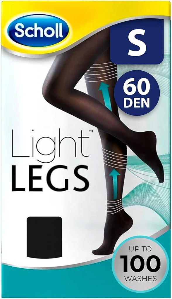 Scholl Light Legs 60 Den Black Small Compression Tights