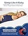 Full Body Pregnancy Pillow Extra Soft Support Cushion for Maternity Nursing and Back Pain Relief - 100% Cotton Washable Cover (U Shaped)