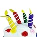 Funny Party Hats Felt Birthday Hat Cake with Candles Party Hats Unisex