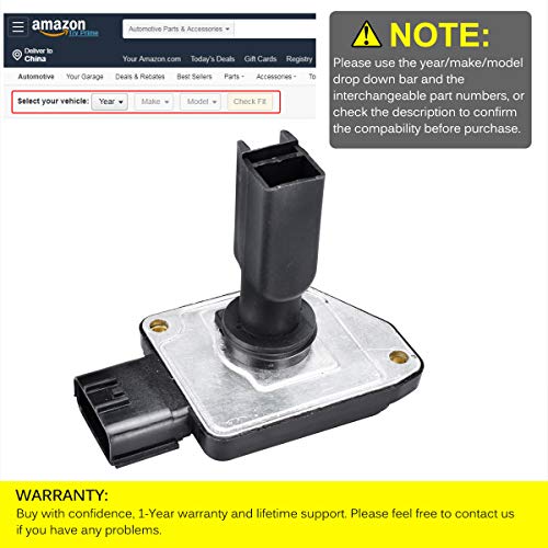 Automotive Mass AirFlow Meter Sensor MAF for Nissan Pathfinder Quest