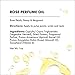 Rose Multi-Use Oil Set - Rose Roll-On Perfume and Oil for Face, Body and Hair - Organic Blend of Apricot, Vitamin E, Fractionated Coconut and Sweet Almond Oil Moisturizer for Dry Skin, Scalp and Nails