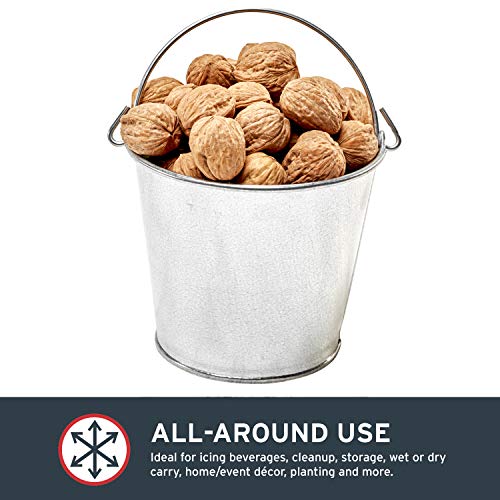 Behrens Galvanized Steel Utility Pail, 2Quart, Silver Pricepulse