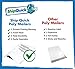 Poly Mailer Bags - 100 Pack 14.5x19 ShipQuick Envelope Mailers with Adhesive Strip and Safety Regulation Choking Warning- Water and Weather Resistant Envelope Bags (14.5