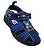 Toddler Boys Thomas the Train Blue Closed-Toe Sport Sandals with Velcro (8 M US Toddler)