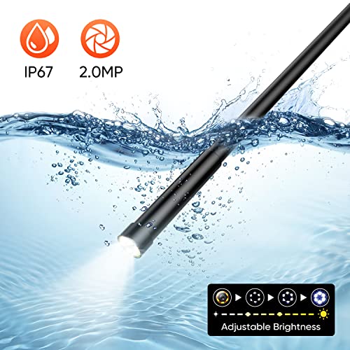 Wireless Endoscope, LIMINK 50Ft Snake Camera, Inspection Camera with