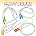 ArtCreativity 7.5ft Rainbow Jump Rope Set - 12 Pack - Vibrant Jumping Ropes for Kids - Durable Nylon Skipping Ropes - Great Birthday Party Favors, Goodie Bag Fillers, Gift Idea for Boys and Girls