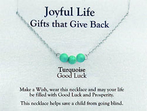 Joyful Life Necklace (Turquoise)