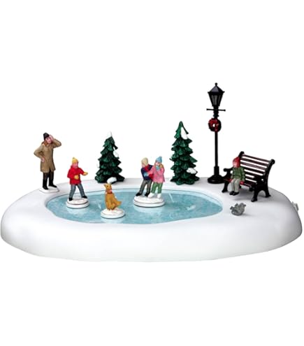 LEMAX モジュラー広場の噴水 Amazon.com: Lemax Christmas Village Mill Pond - 94387 : Home