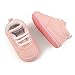 OOSAKU Baby Non-Slip First Walking Shoes Fashion Breathable Rubber Sole Sneaker (12-18 Months, Pink)