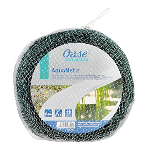 Oase 53752 Aquanet Teichnetz 2 - schützt Teiche vor Blättern und Laub, Verwendung als Vogelschutznetz an Bäumen und Sträuchern, TeichgröÃe bis max. 4 x 8 m, Grün – Bild 3