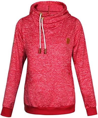 Women Hoodie Sports Sweatshirt Outerwear Funnel Neck Sweater Clearance Sale Deal