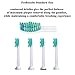 Sonic Replacement Toothbrush Heads for Philips Sonicare Brush Heads Proresults HX6013, 6-pack, Fit Sonicare DiamondClean, Flexcare, HealthyWhite, Plaque Control, Gum Health, Essence+