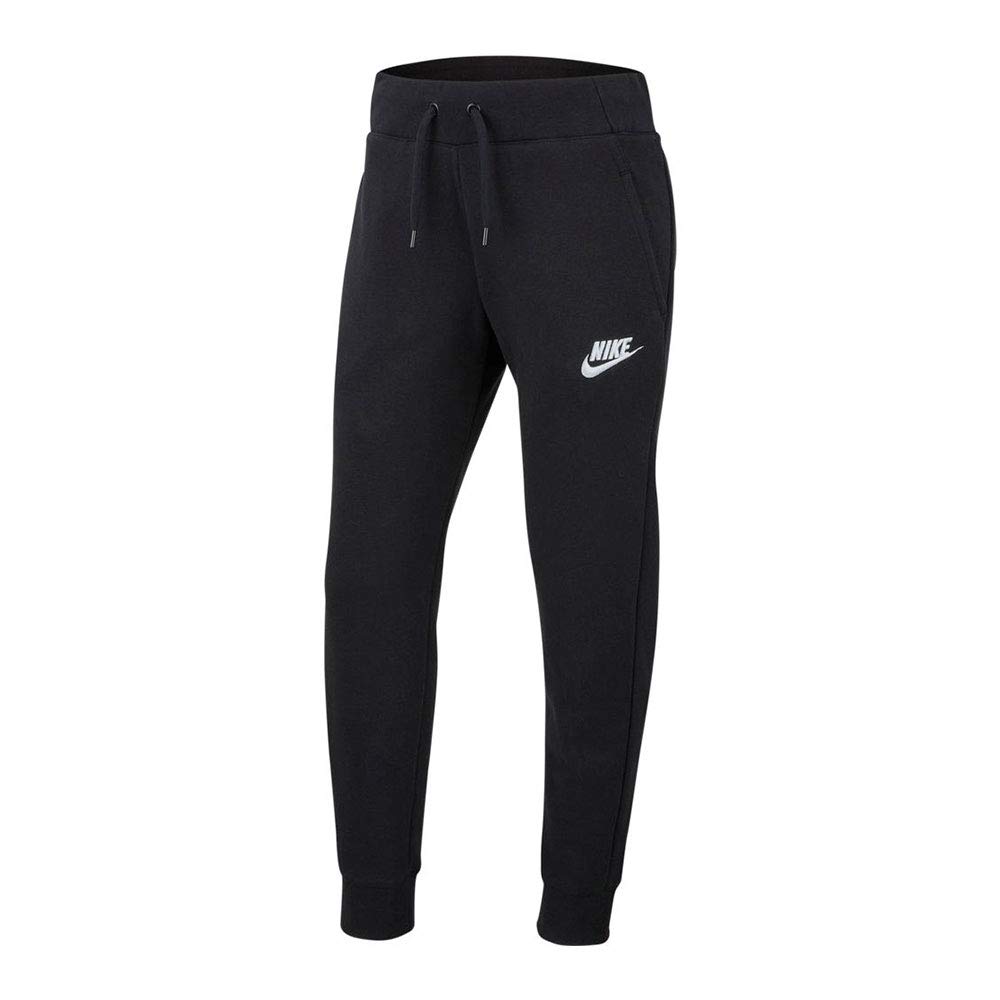 Nike Kids G NSW Pe Pant Sport Trousers - Black/(White), X-Large