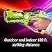 Set of 2 Infrared Laser Tag Guns, 2 Player Indoor and Outdoor Team Game - by Toydaloo (Orange, Green)
