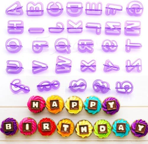 40 Pieces Alphabet Cake Mold Barbie Kids Birthday