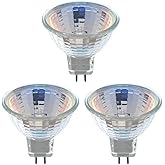 3-Pack AC 6V MR11 Light Bulb 5 Watt G4 GU4 GZ4 Bi-Pin 4mm Base Warm White | with Clear Glass Cover Microscope Bulb Mini Night Light Bulb Fiber Optic Light Bulb Flood Light