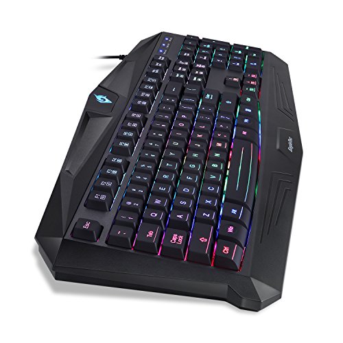 EagleTec K005BA PC Gaming Keyboard and Mouse Combo Wired LED RGB