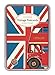 Cavallini Vintage London Glitter Greetings, 12 Assorted Postcards