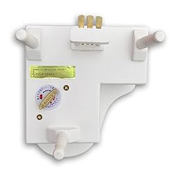 BinkeGG White Wooden Wind up Grand Piano Music Box