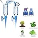12PCS Automatic Self Plant Watering Spikes Globes,Slow Release Drip Bulbs Irrigation Watering Devices with Control Valve Switch to Care Your Indoor Outdoor Plants (12pcs)