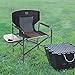 Timber Ridge Director's Chair Folding Aluminum Camping Portable Lightweight Chair Supports 300lbs with Side Table, Outdoor