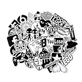 FNGEEN Laptop Stickers Pack [ Clear Stickers ] 100pcs Sticker Bomb for Car Motorcycle Bicycle Luggage Graffiti Patches Skateboard Wall Deacls (Clear Stickers)