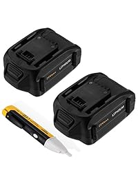 Powerextra - Batería de repuesto para WORX (18 V)