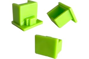 WXZRLIU 20pcs RJ45 Jack Dust Cover, Cap, Protector,Plastic RJ45 A Female Anti-Dust Plug Ethernet Hub Port Protector for RJ45 Female Port (Green)