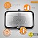 Baby Car Mirror - View Infant in Rear Facing Car Seat - Free Baby-On-Board Sign