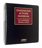 Shareholder Activism Handbook, Eisenhofer, Jay W. and Barry, Michael J., 0735557004